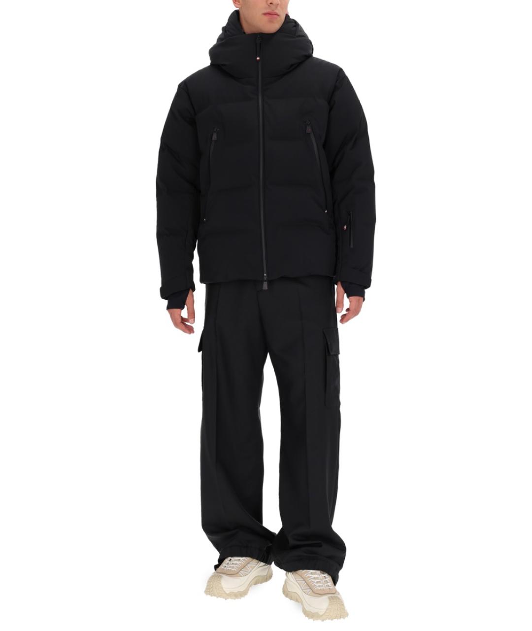 MONCLER GRENOBLE Черная полиамидовая куртка, фото 3