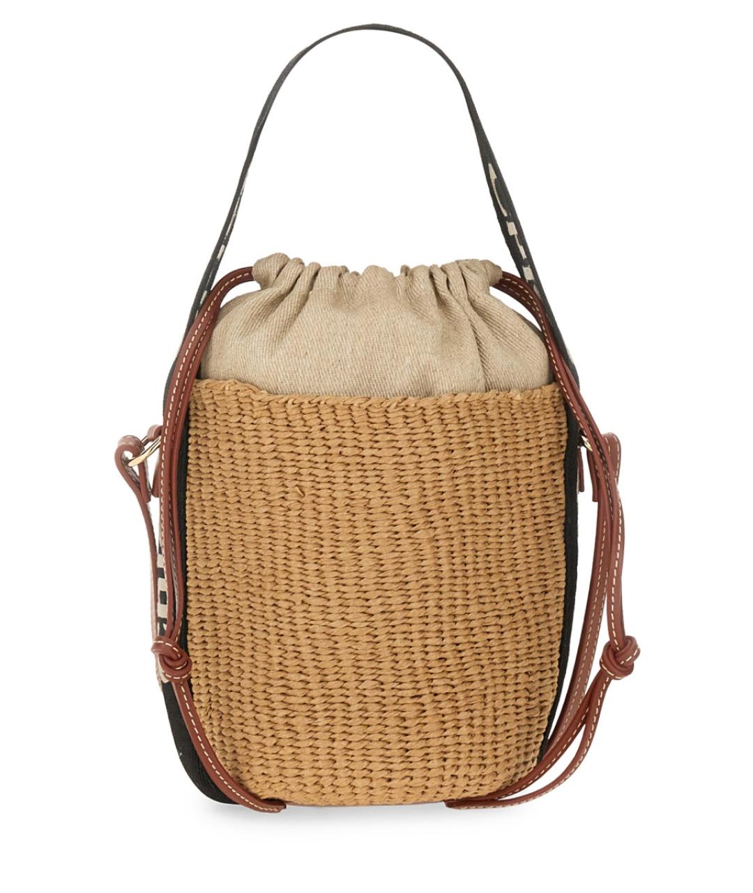 CHLOE Бежевая тканевая сумка тоут, фото 1