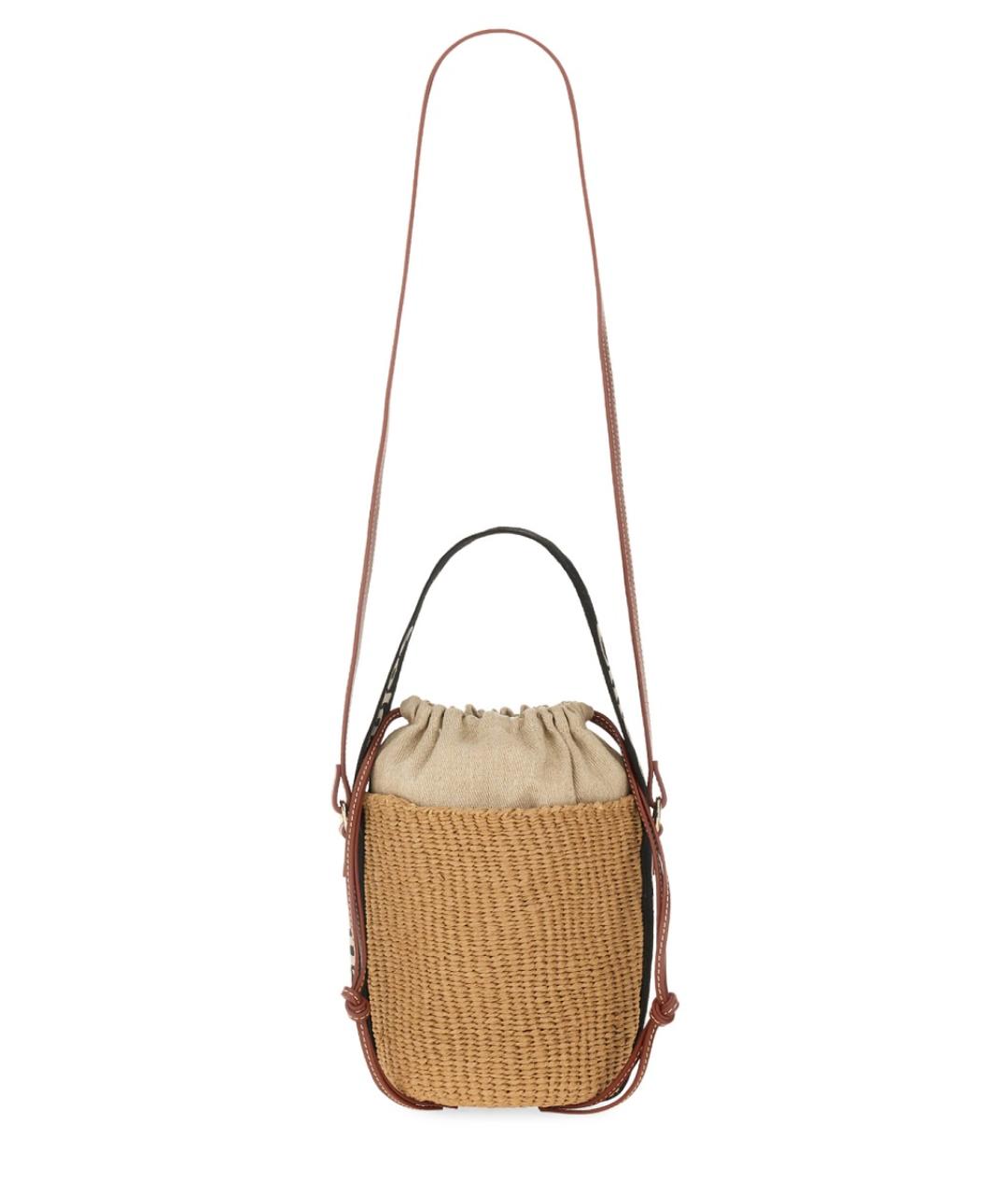 CHLOE Бежевая тканевая сумка тоут, фото 2