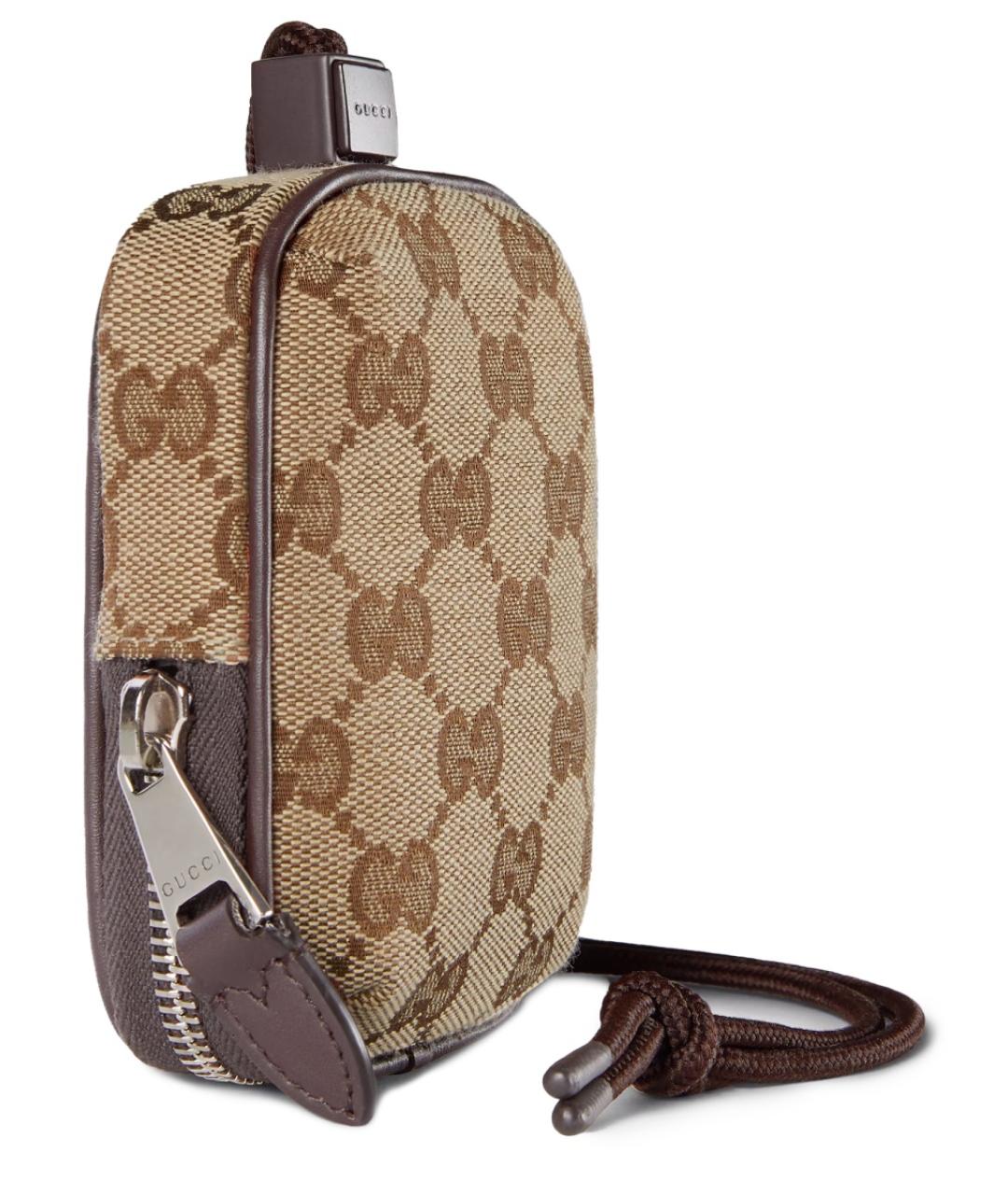 GUCCI Бежевая синтетическая сумка на плечо, фото 3