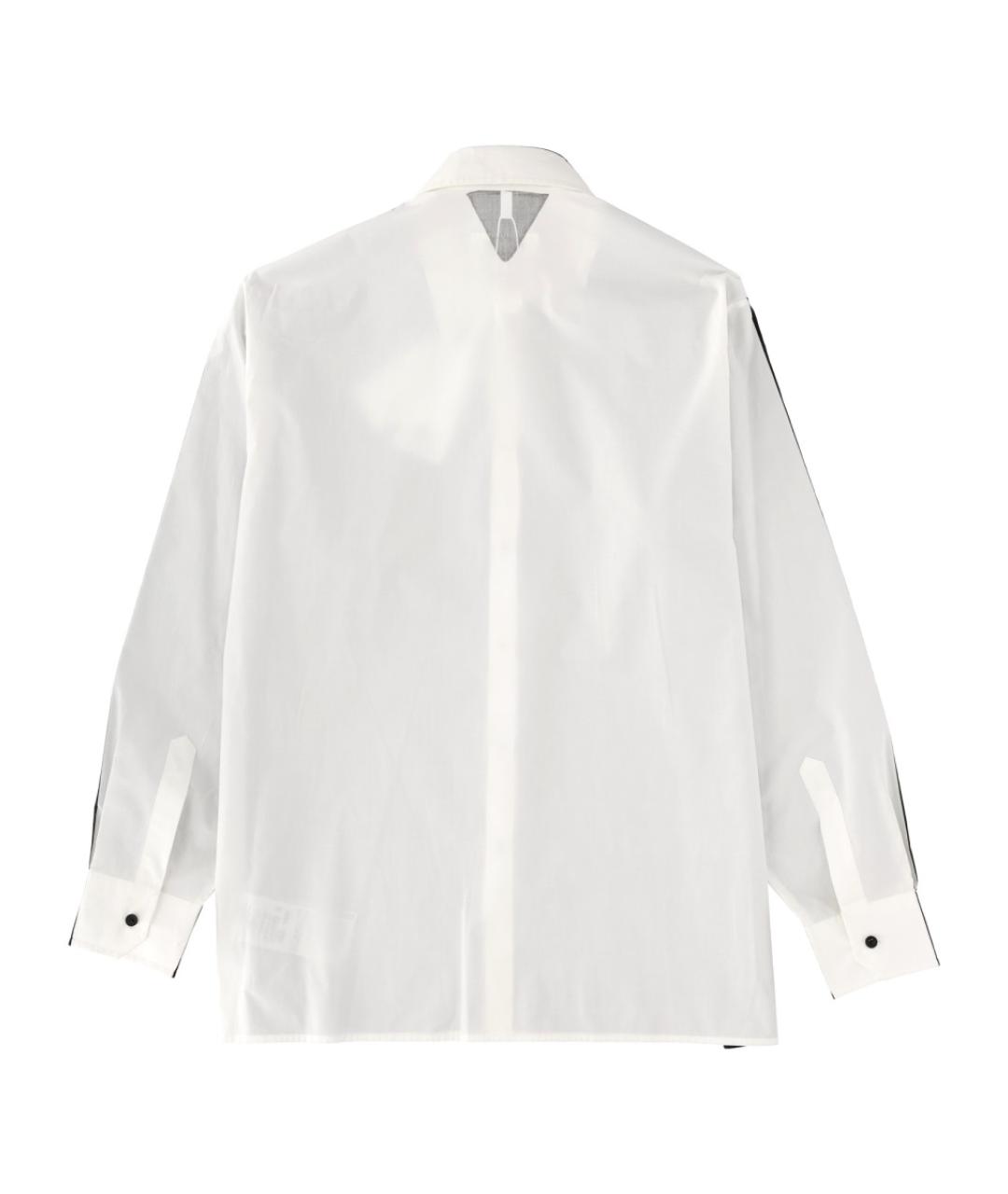 MM6 MAISON MARGIELA Белая хлопковая кэжуал рубашка, фото 2