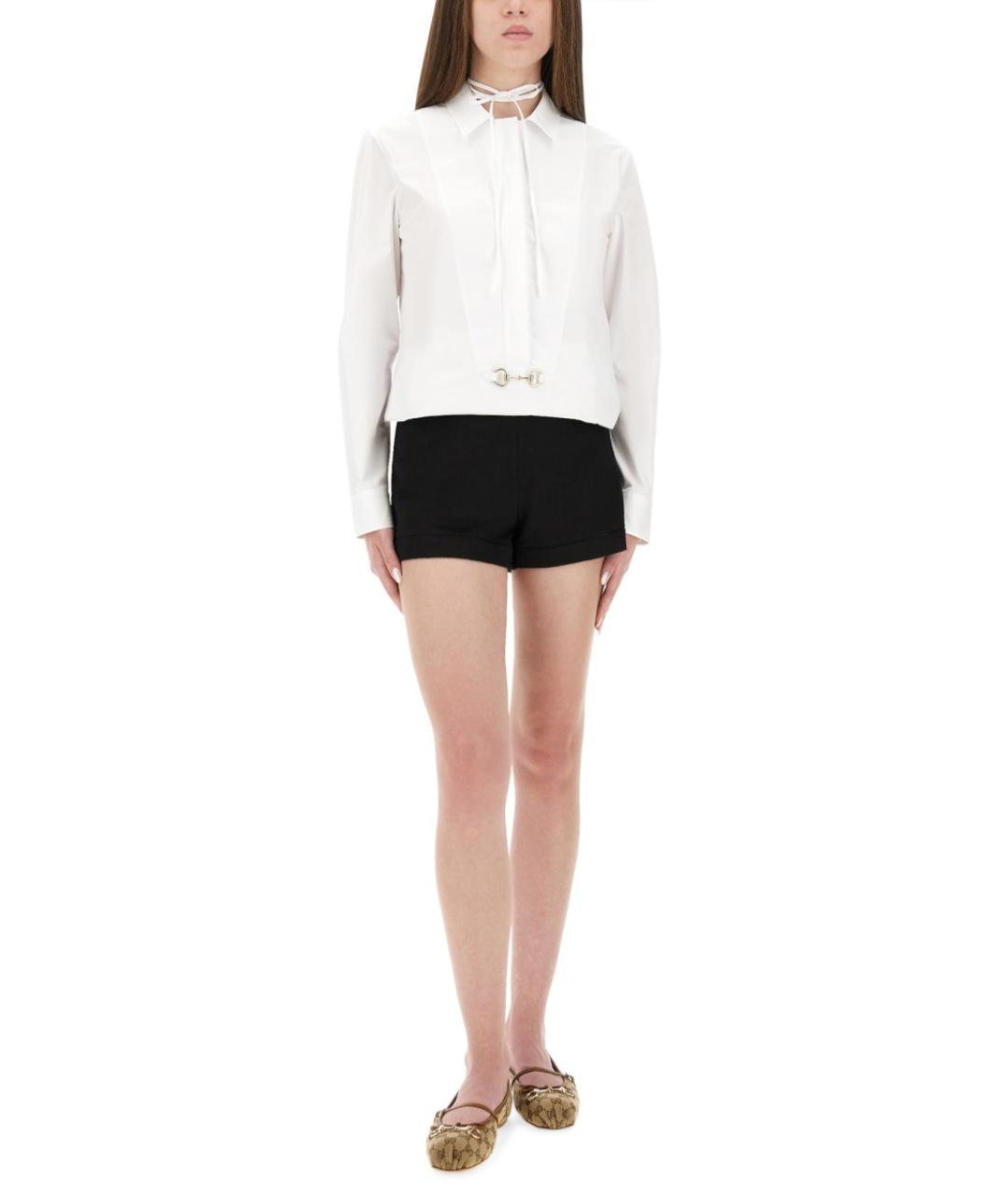 GUCCI Белая хлопковая рубашка, фото 2