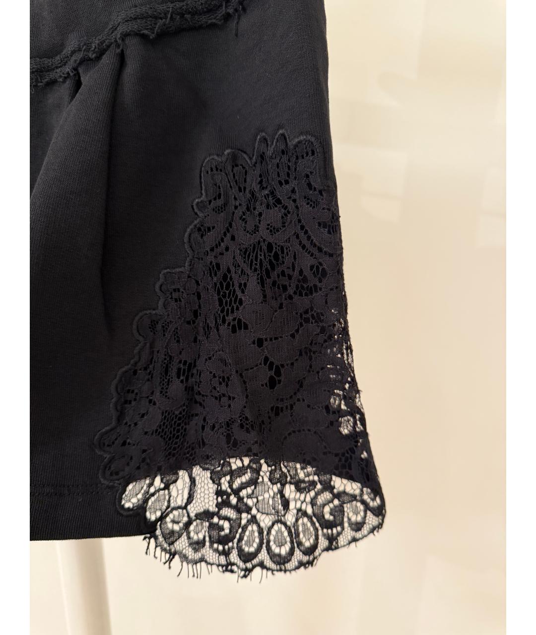 PHILIPP PLEIN Черные хлопковые шорты, фото 4