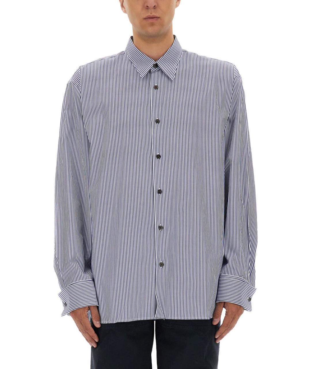 DRIES VAN NOTEN Мульти хлопковая кэжуал рубашка, фото 5