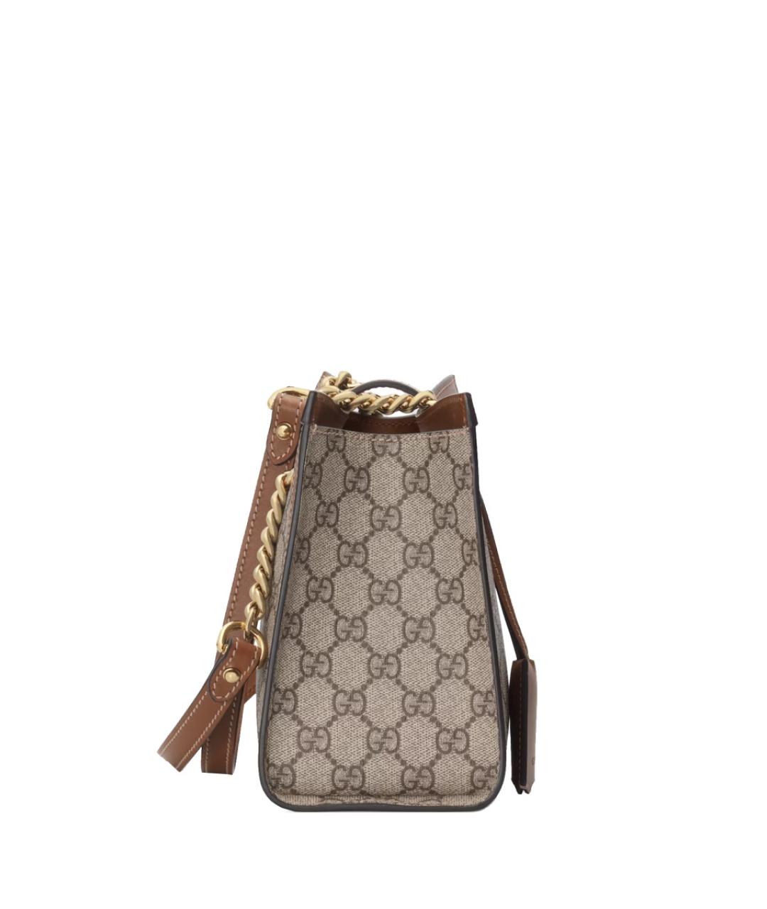 GUCCI Бежевая сумка тоут, фото 3