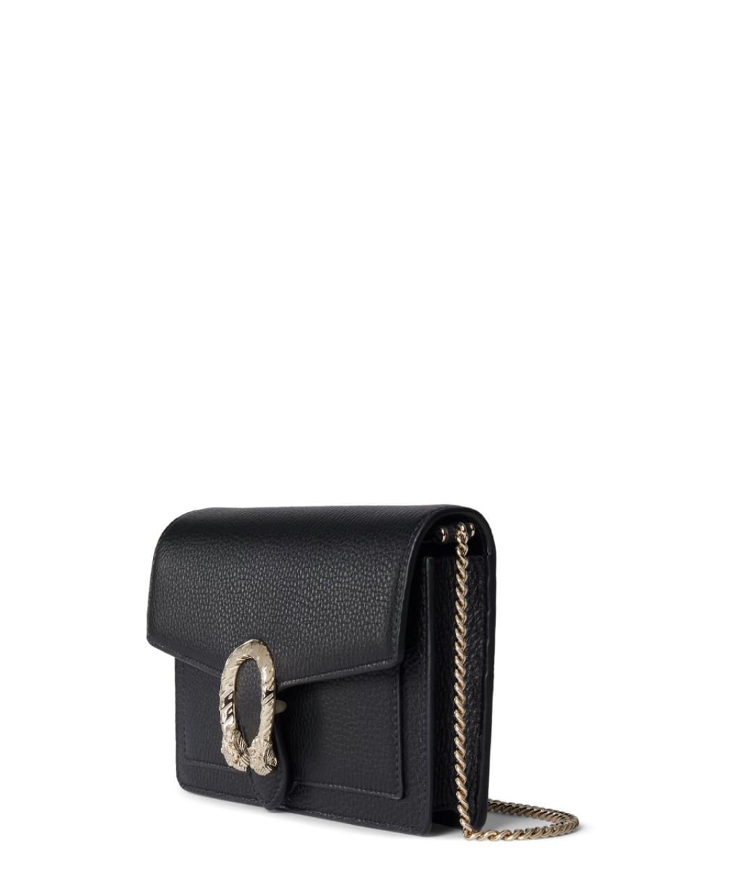 GUCCI Черный кожаный кошелек, фото 3