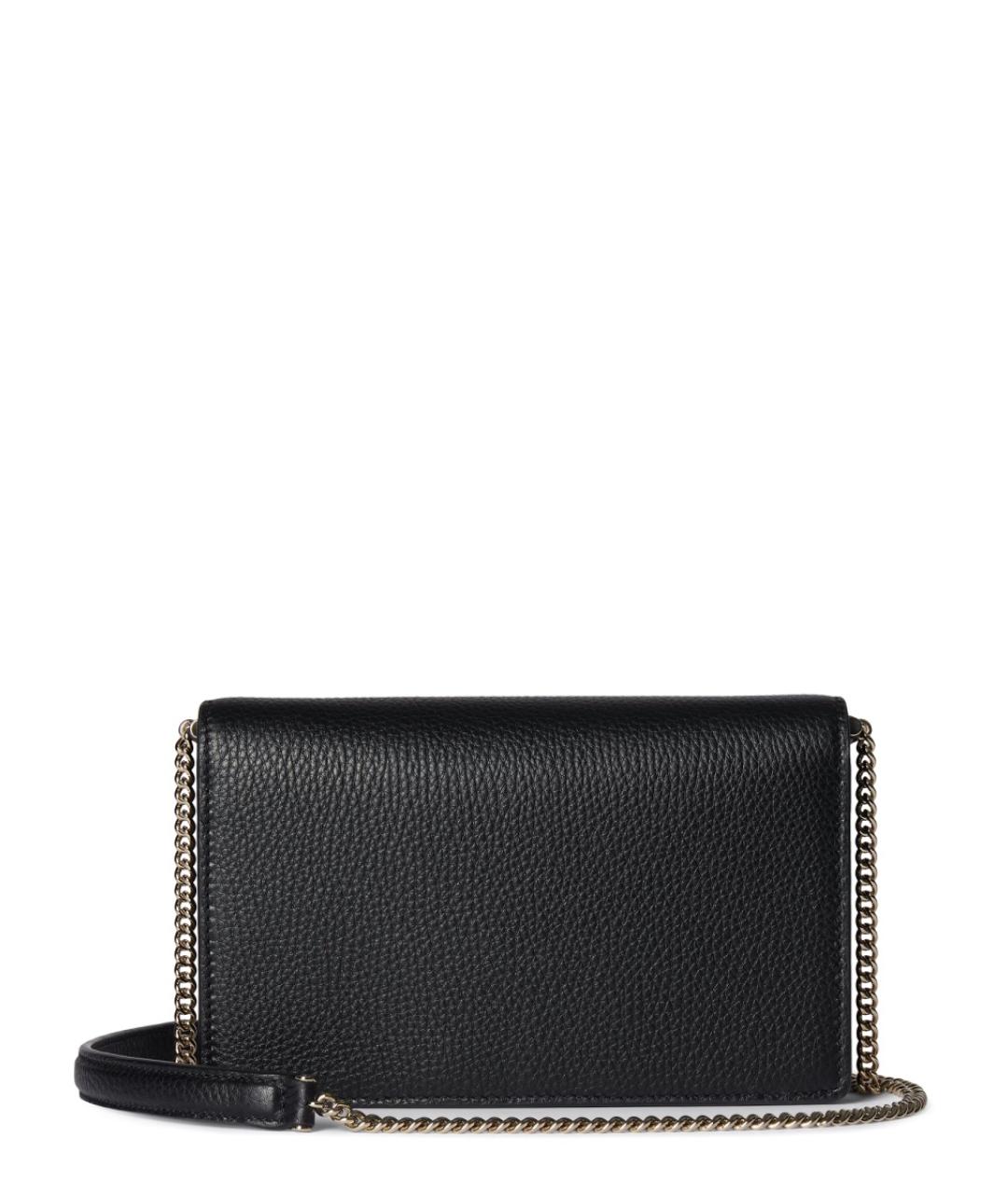 GUCCI Черный кожаный кошелек, фото 2