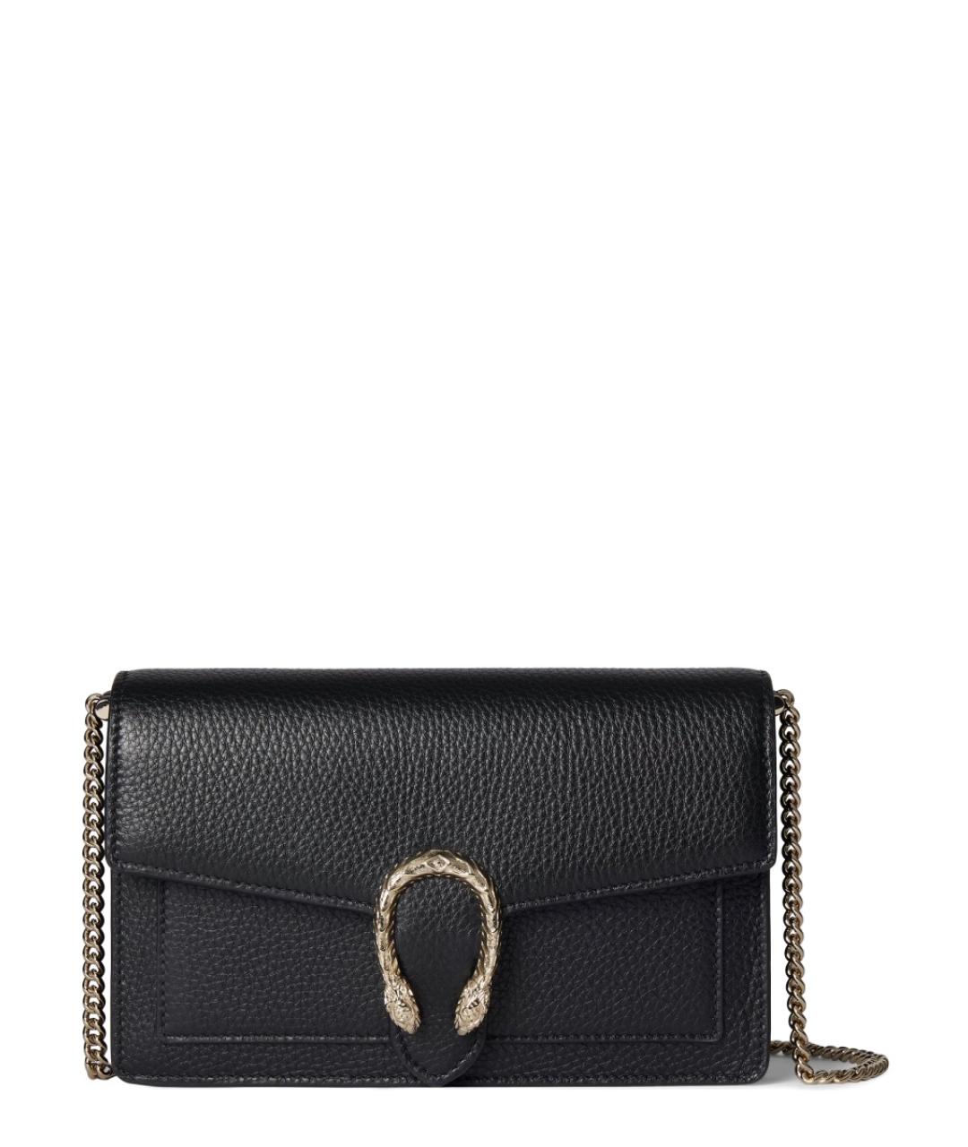 GUCCI Черный кожаный кошелек, фото 1