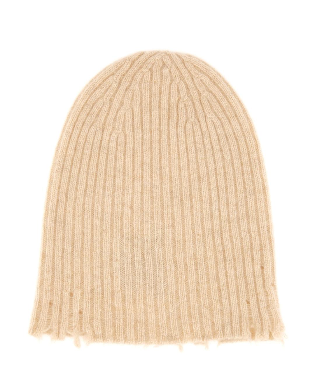 UMA WANG Бежевая кашемировая шапка, фото 2
