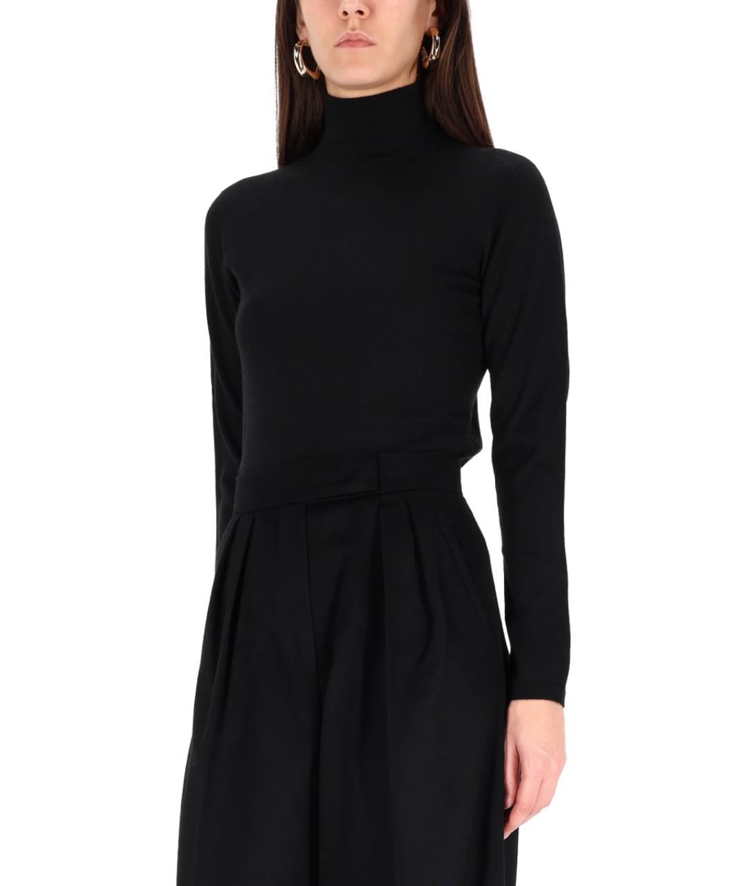 MAX MARA Черный кашемировый джемпер / свитер, фото 4