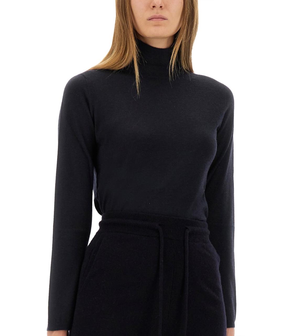 MAX MARA Синяя кашемировая водолазка, фото 4