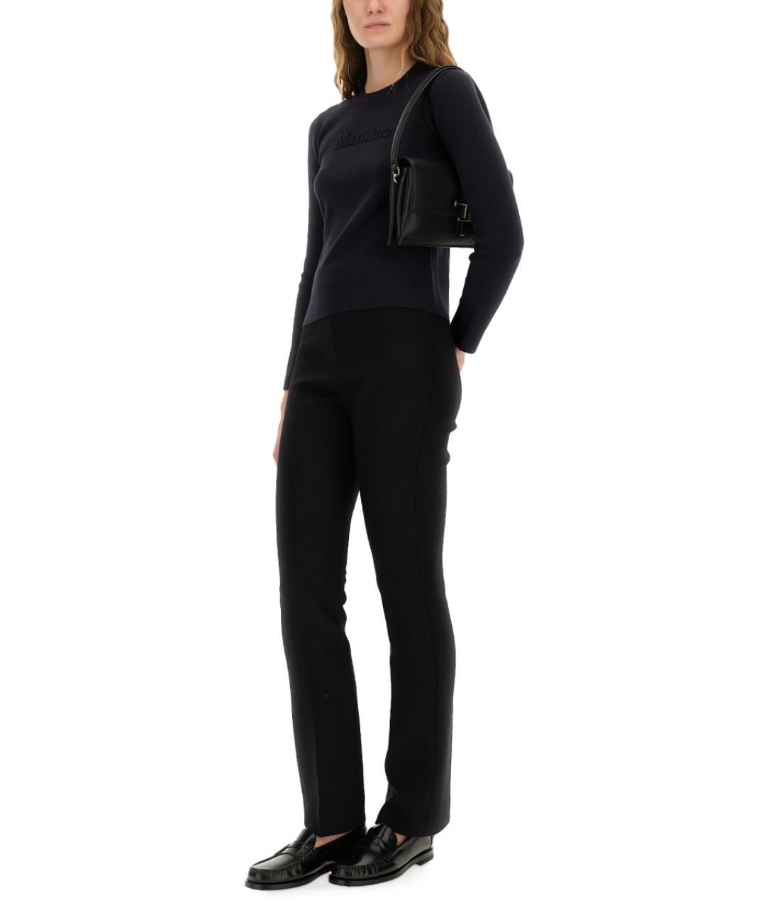 MAX MARA Синий вискозный джемпер / свитер, фото 2