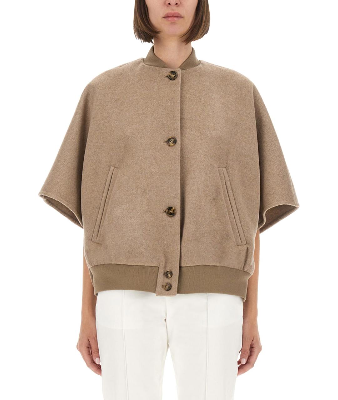 MAX MARA Бежевое кашемировое пальто, фото 5