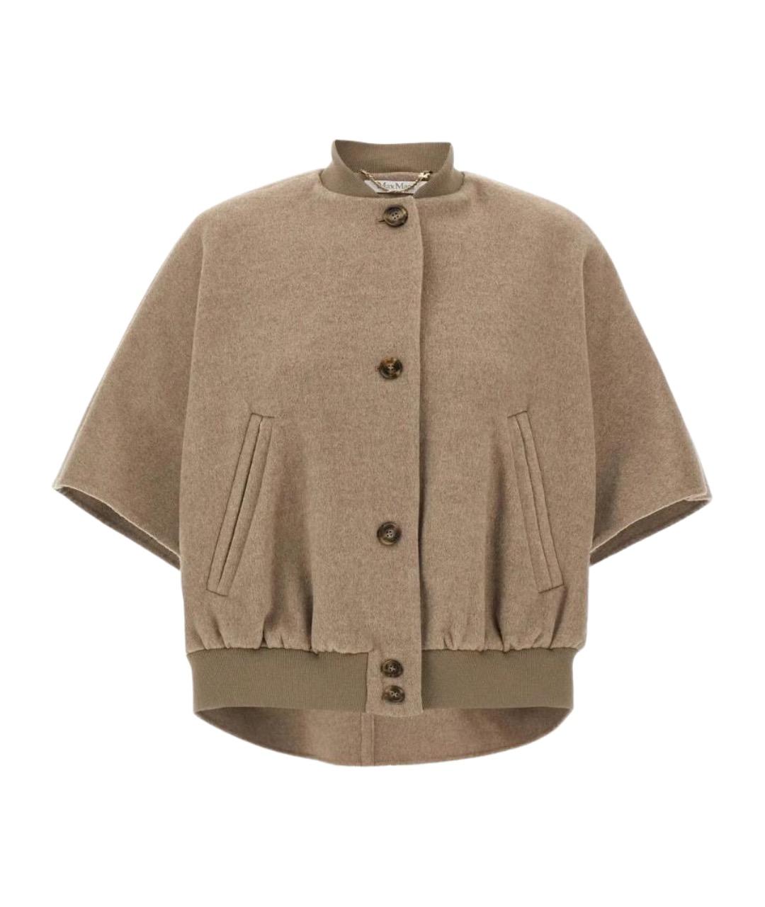 MAX MARA Бежевое кашемировое пальто, фото 1