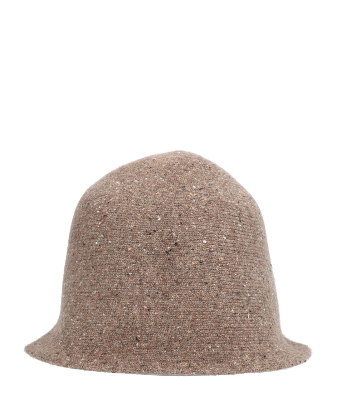 UMA WANG Бежевая кашемировая шляпа, фото 1
