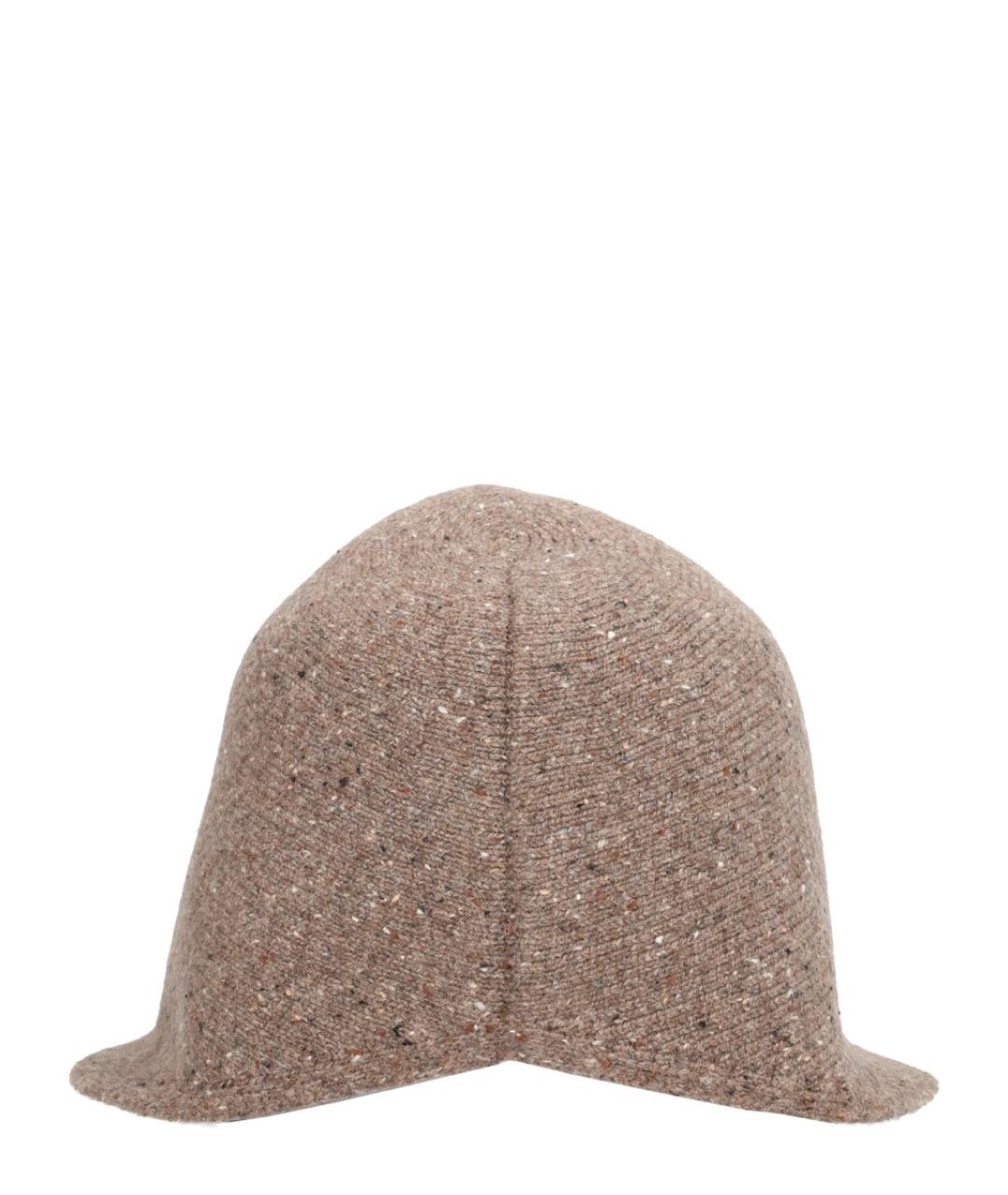 UMA WANG Бежевая кашемировая шляпа, фото 3