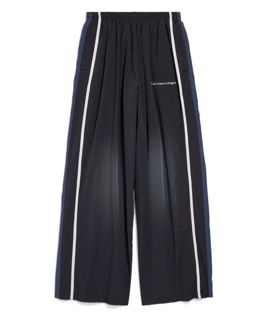 BALENCIAGA Черный полиэстеровый спортивный костюм, фото 1