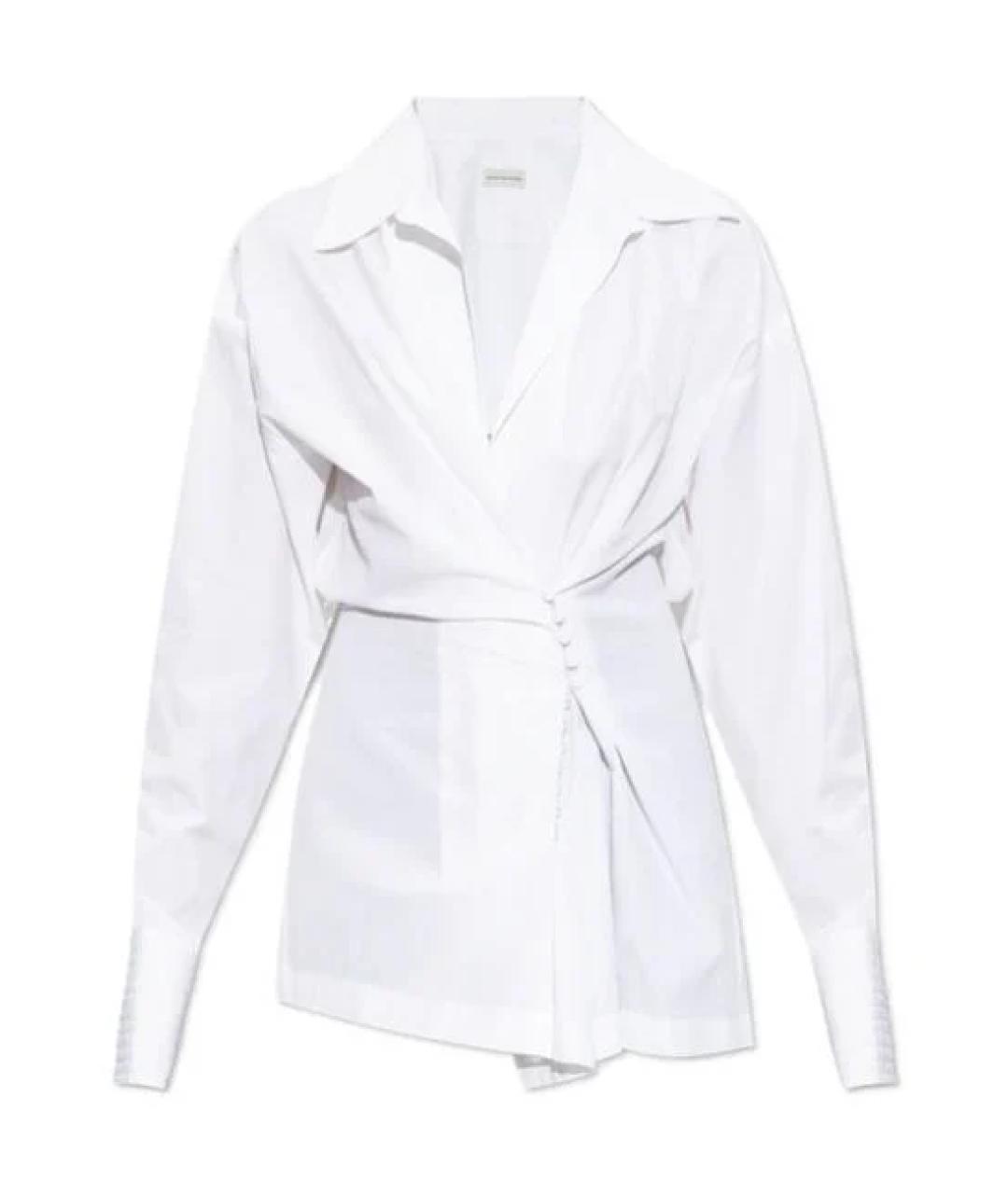 DRIES VAN NOTEN Белая хлопковая рубашка, фото 1