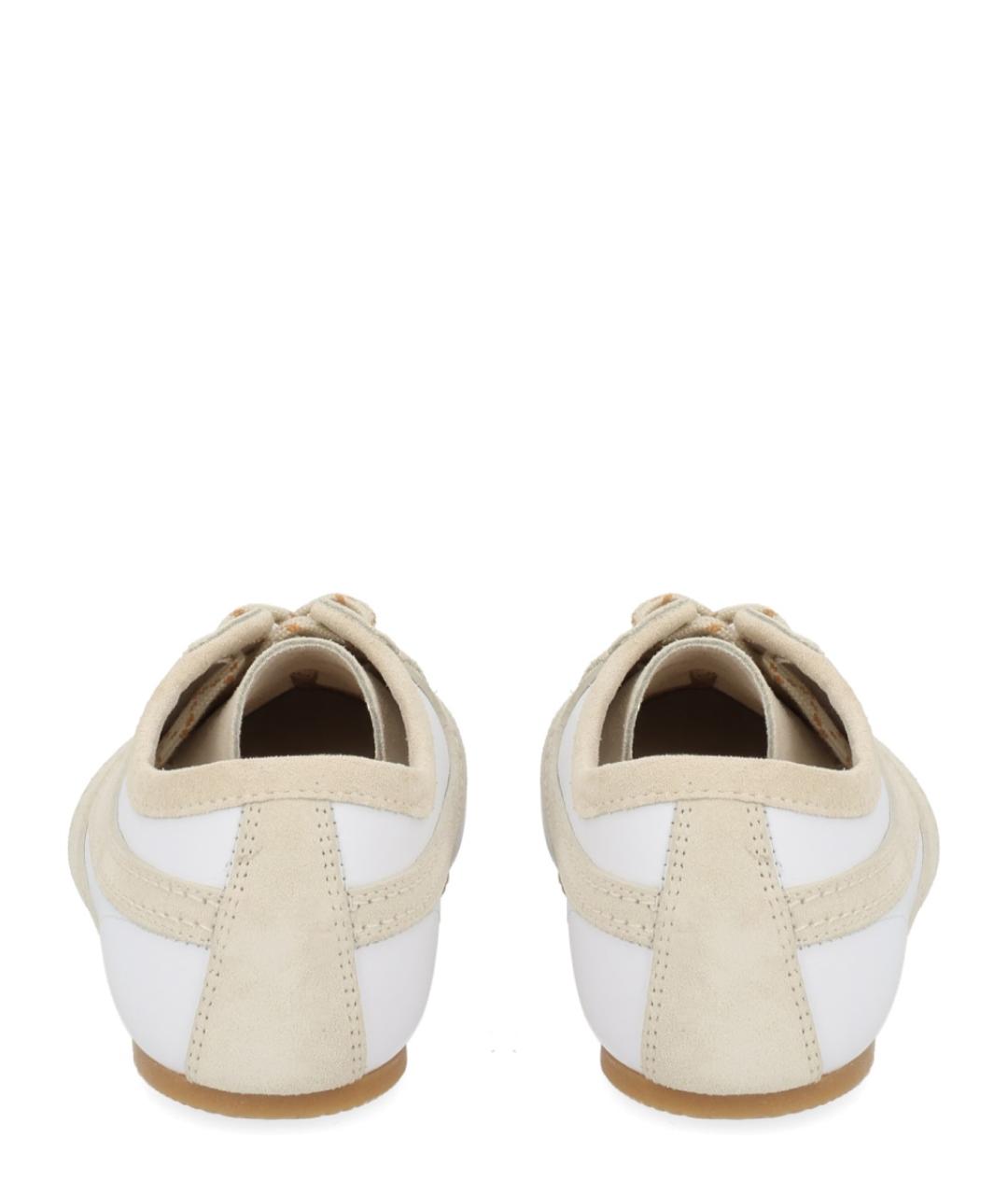 DRIES VAN NOTEN Белые кожаные кеды, фото 4