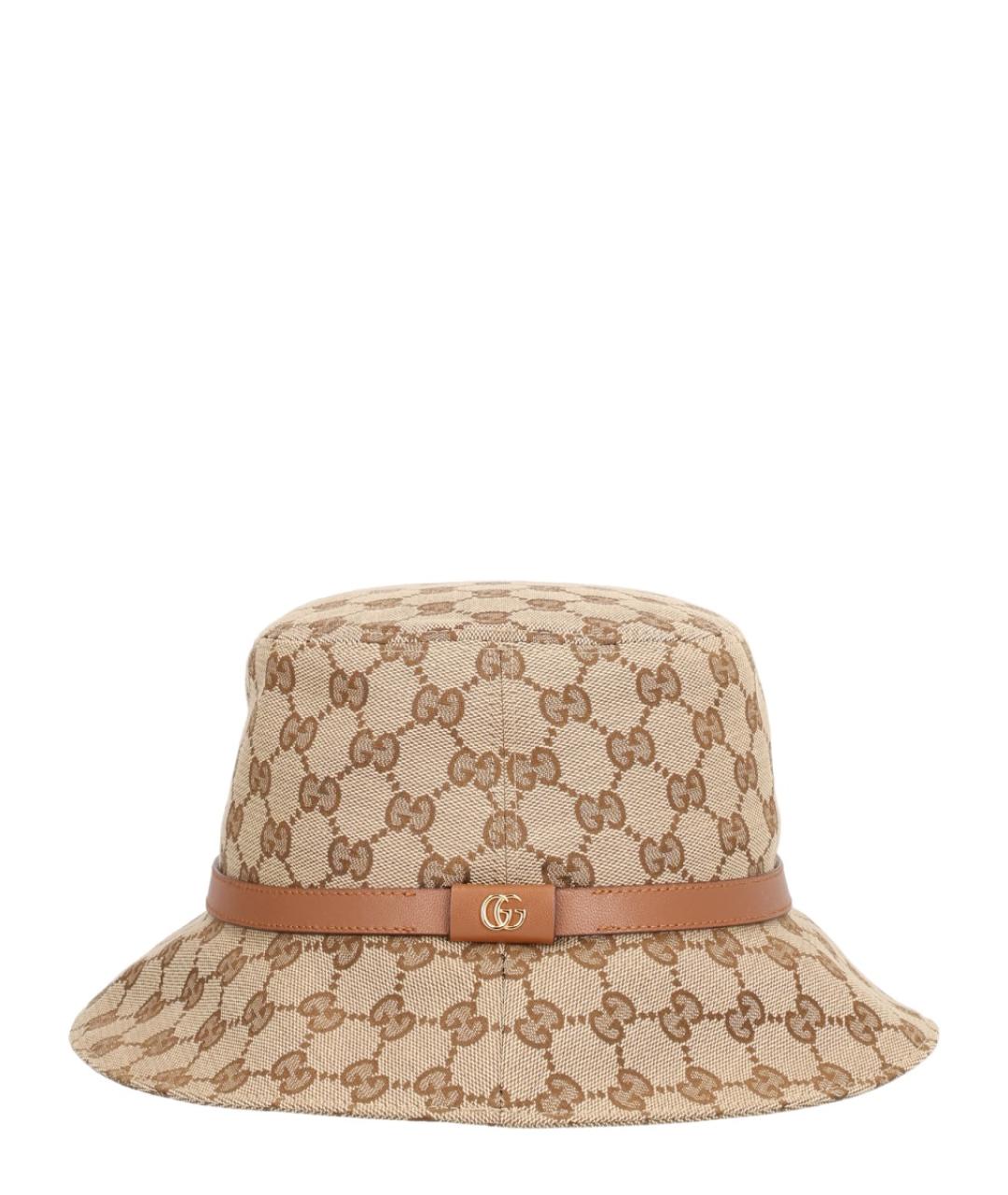 GUCCI Бежевая хлопковая шляпа, фото 1