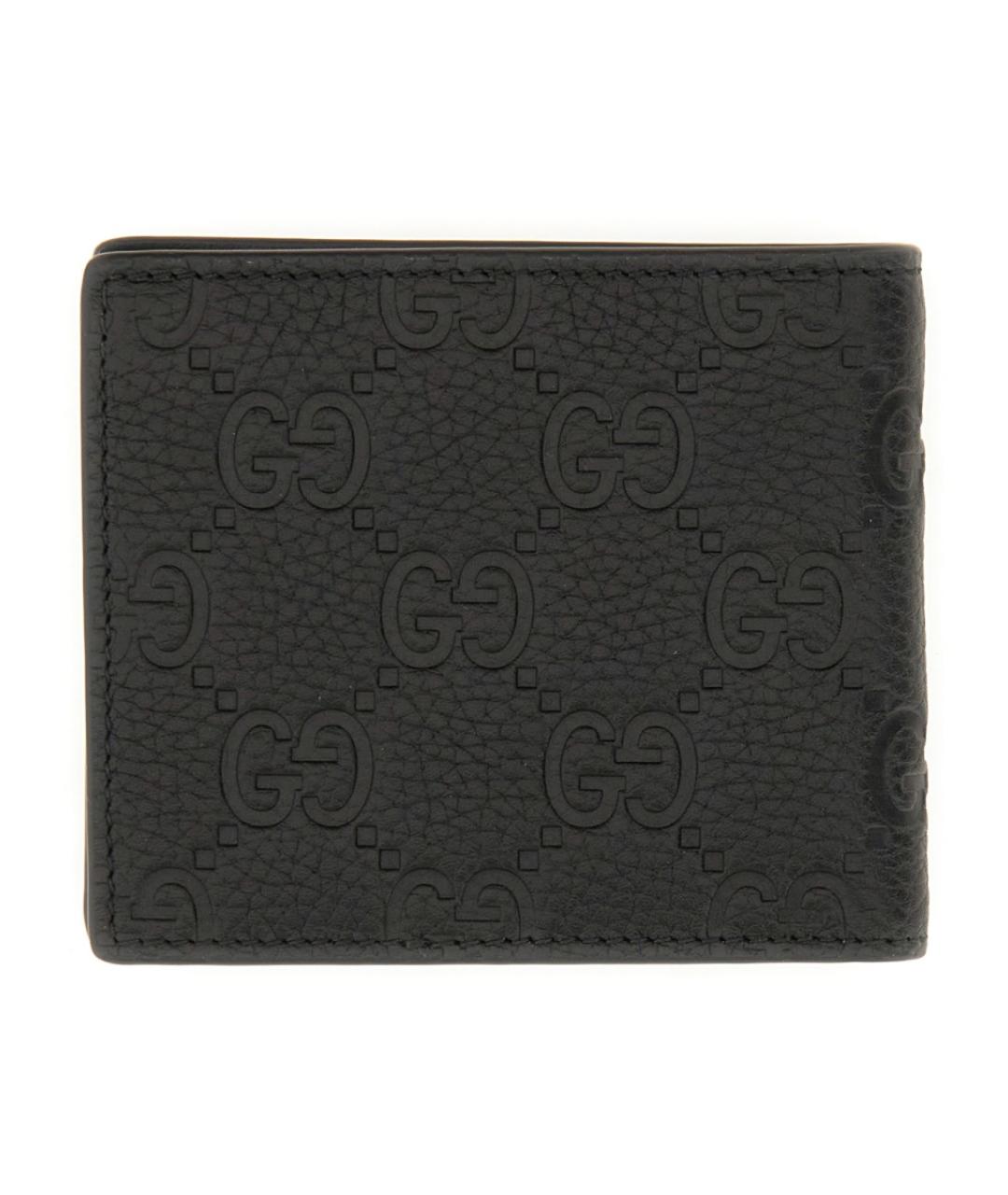 GUCCI Черный кожаный кошелек, фото 2
