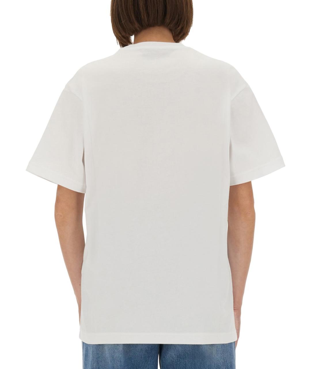 GUCCI Белая хлопковая футболка, фото 3