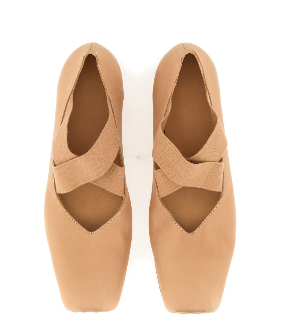 UMA WANG Розовые кожаные балетки, фото 6