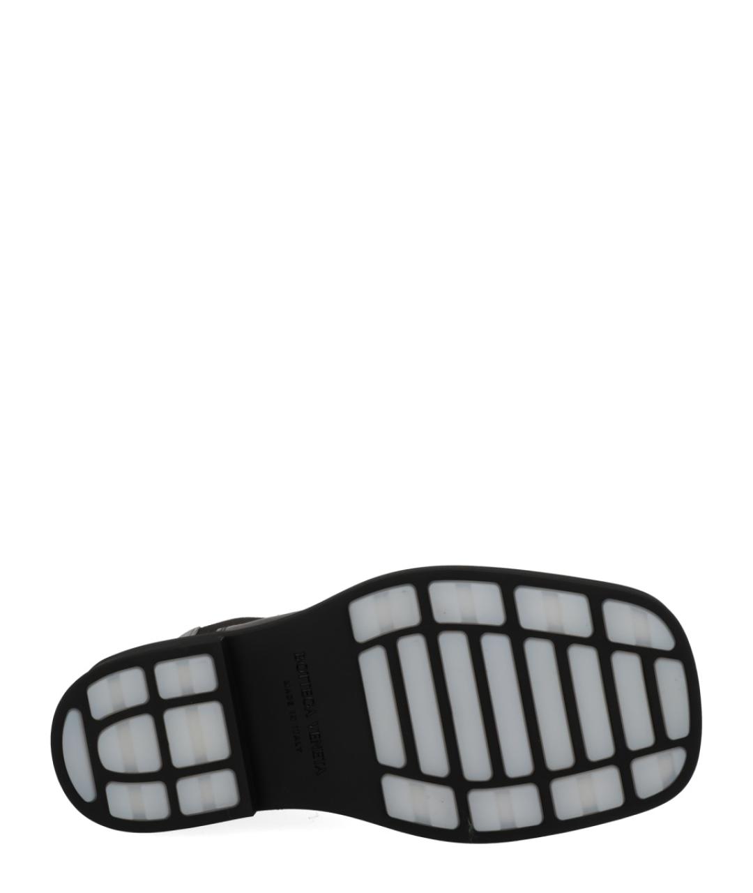 BOTTEGA VENETA Черные кожаные ботинки, фото 5