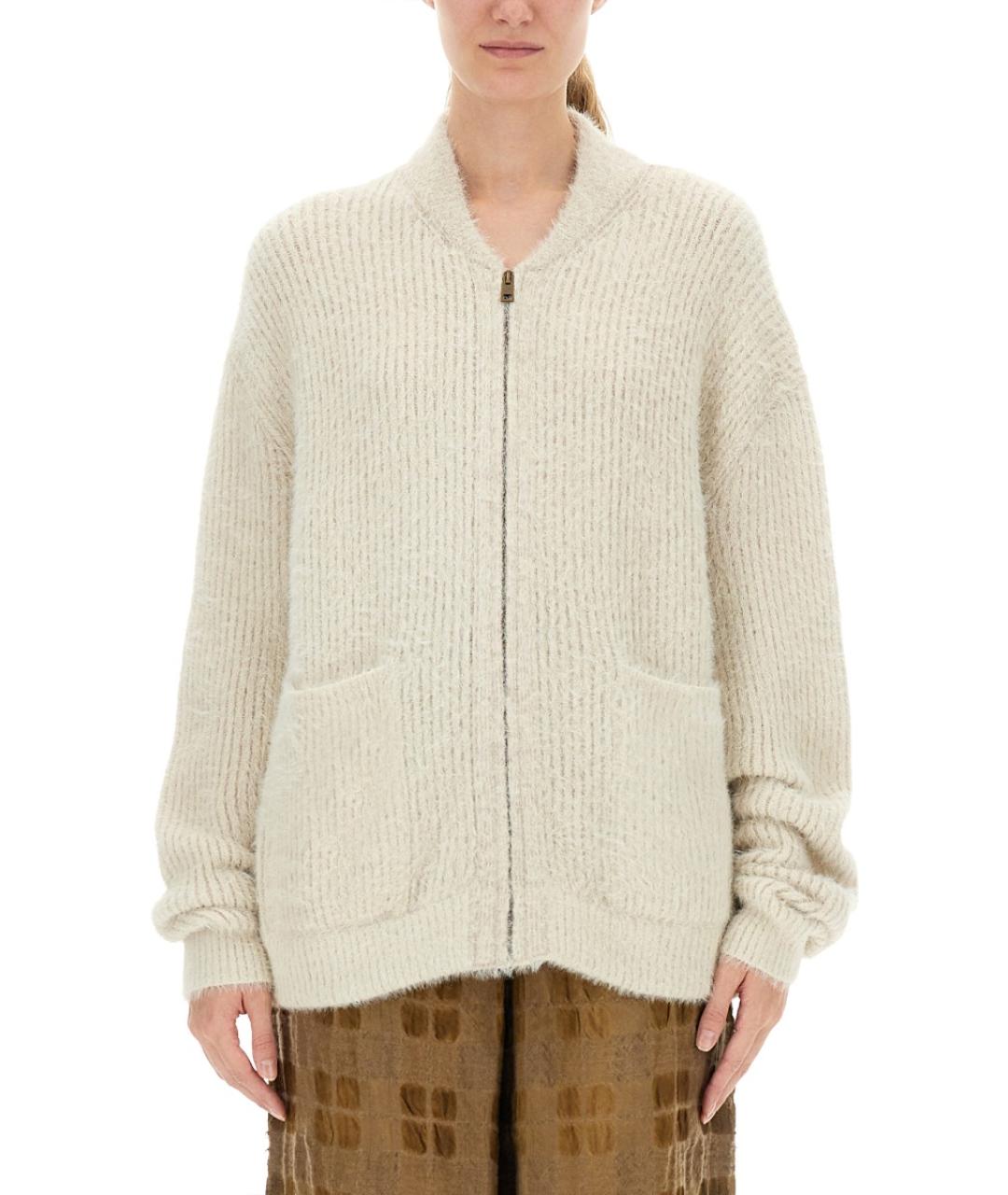 UMA WANG Белый полиамидовый джемпер / свитер, фото 5