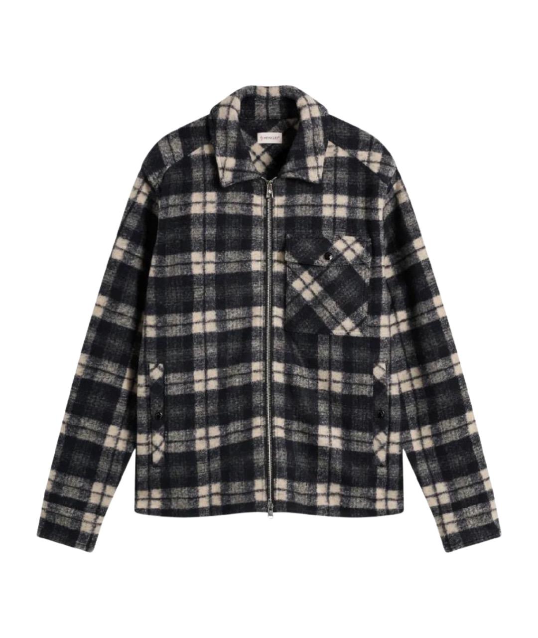 MONCLER Серая кэжуал рубашка, фото 1