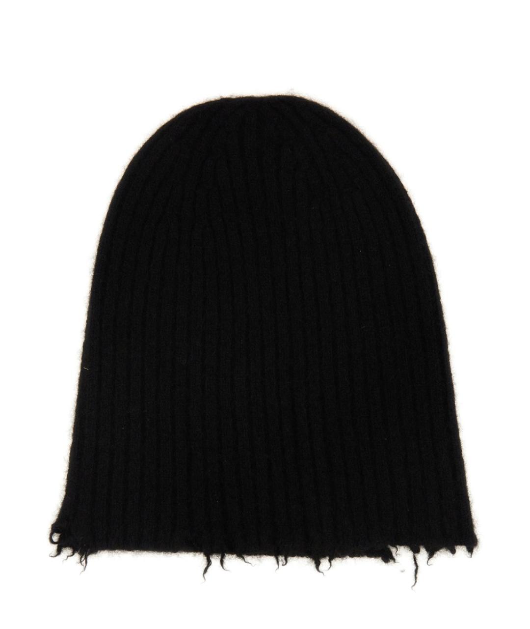 UMA WANG Черная кашемировая шапка, фото 2