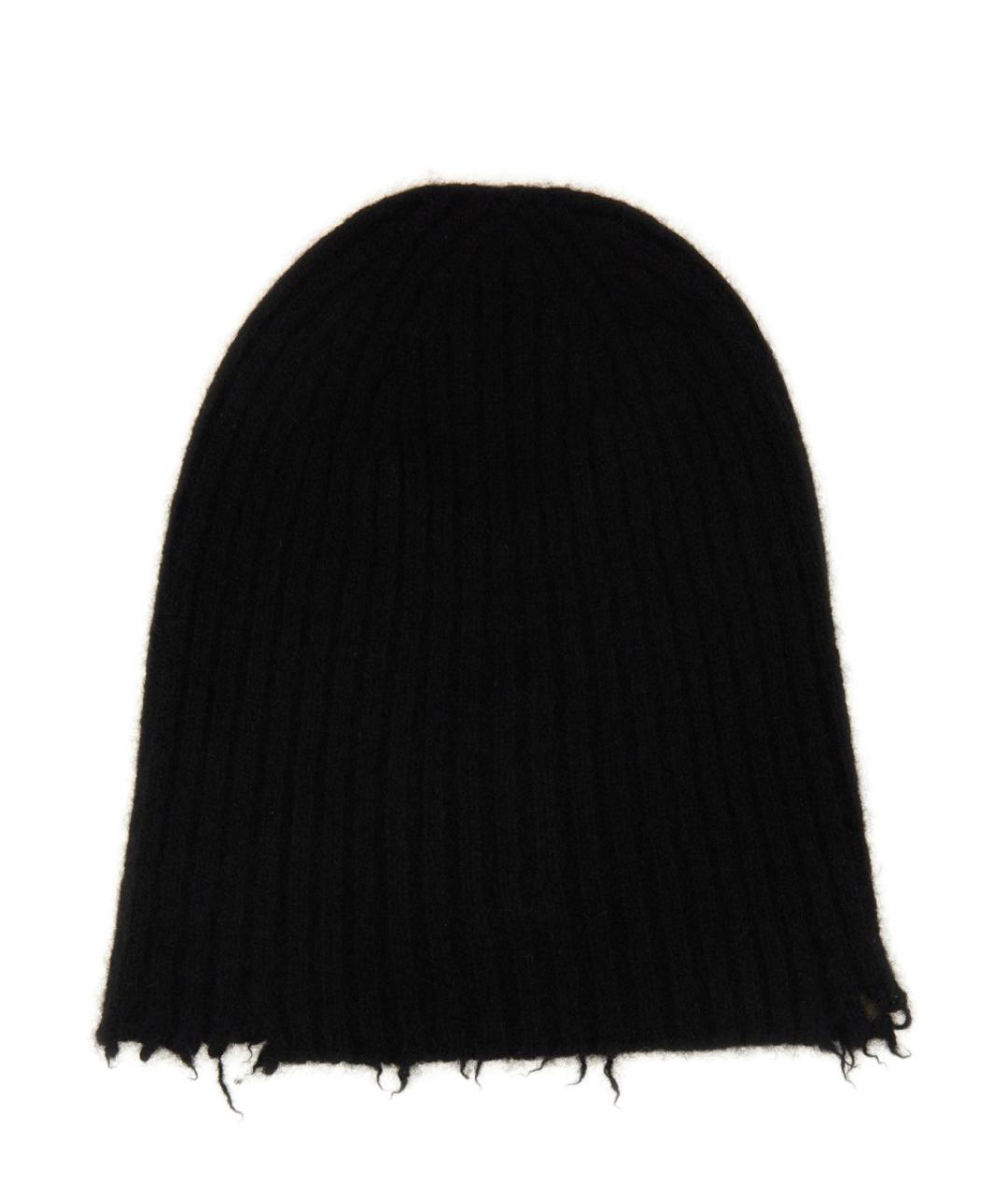 UMA WANG Черная кашемировая шапка, фото 1