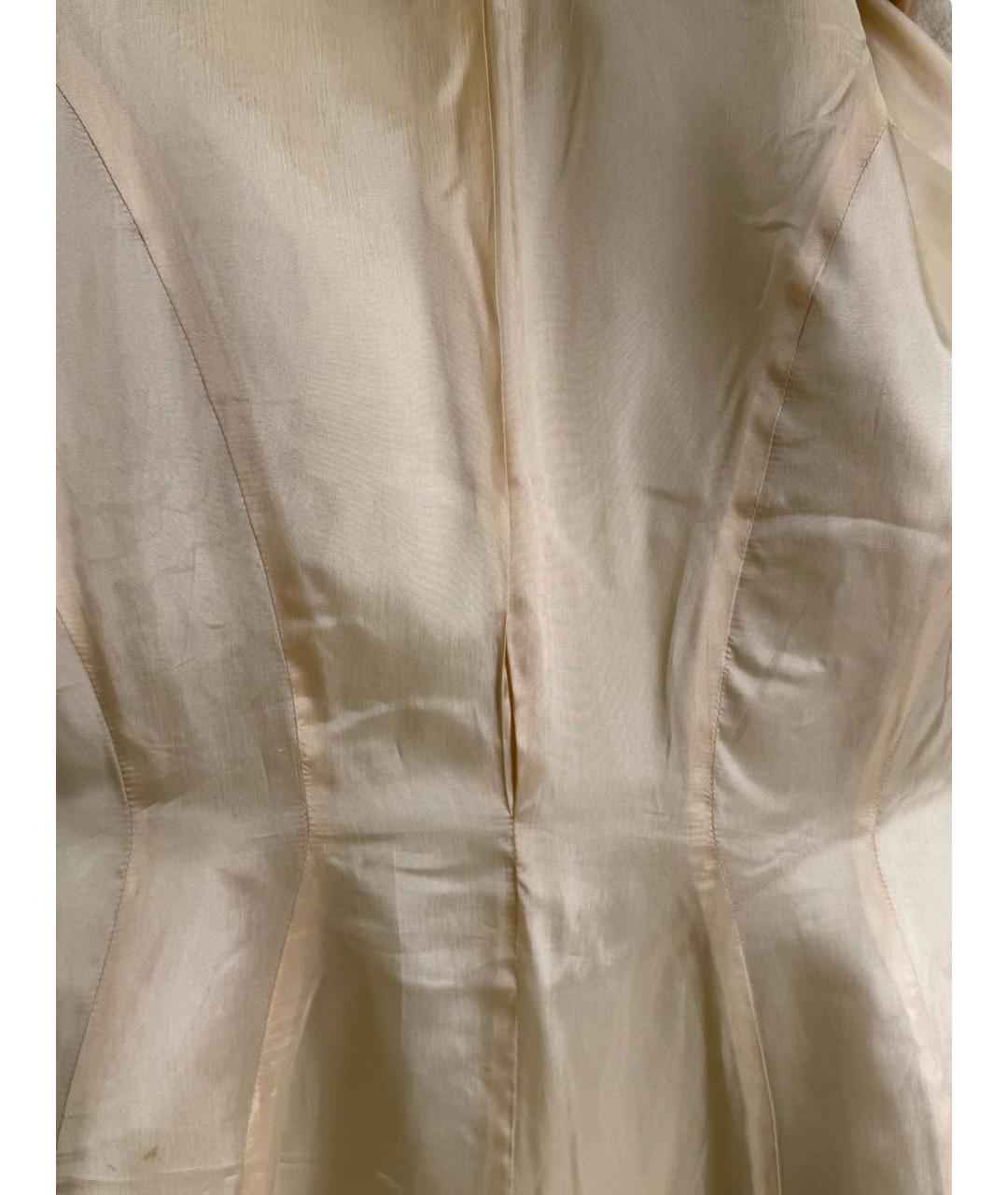 MUGLER VINTAGE Белый шерстяной костюм с юбками, фото 7