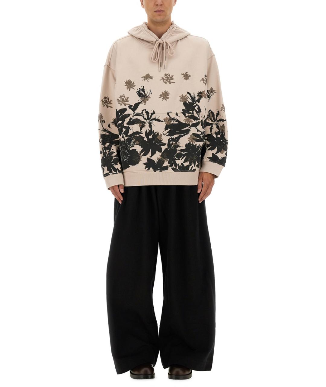 DRIES VAN NOTEN Черные хлопковые повседневные брюки, фото 2