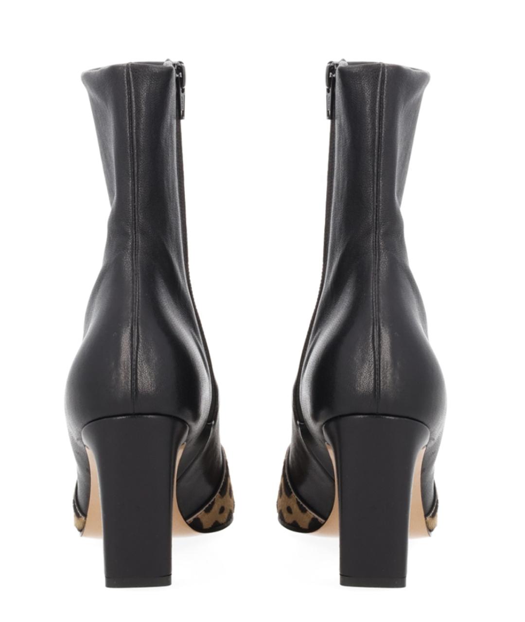 KHAITE Черные кожаные ботильоны, фото 4