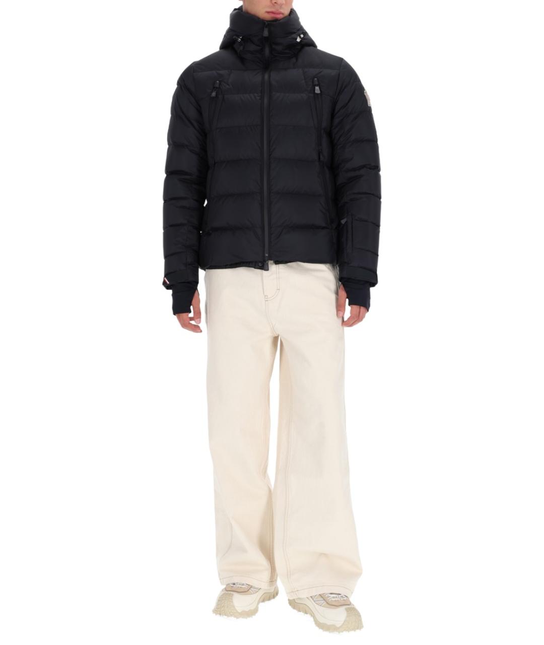 MONCLER GRENOBLE Черная полиэстеровая куртка, фото 2