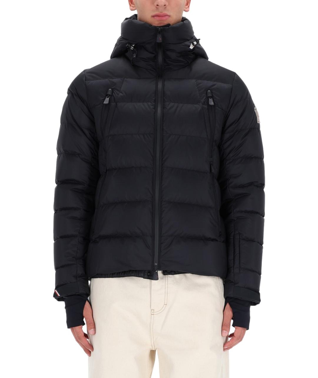 MONCLER GRENOBLE Черная полиэстеровая куртка, фото 5