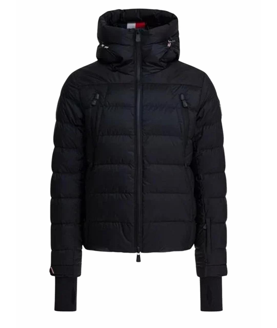 MONCLER GRENOBLE Черная полиэстеровая куртка, фото 1