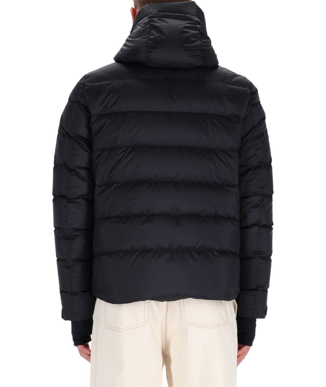 MONCLER GRENOBLE Черная полиэстеровая куртка, фото 3