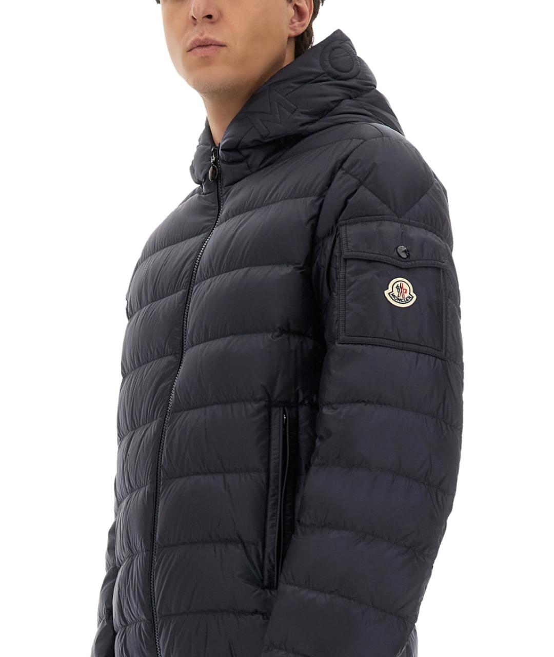 MONCLER Синяя полиамидовая куртка, фото 3