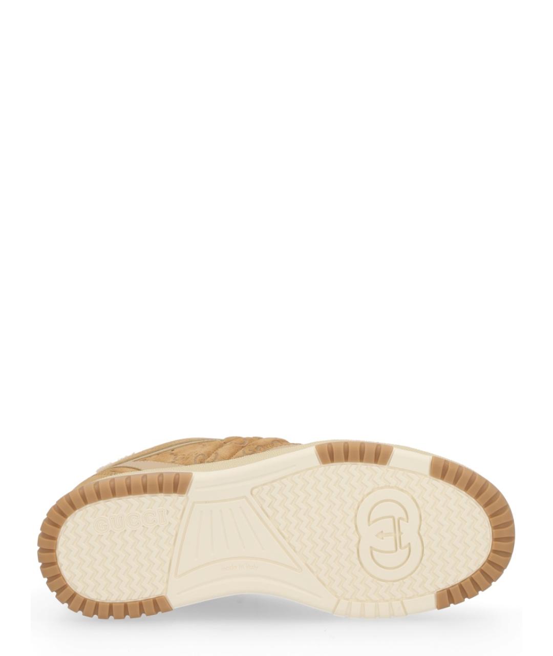 GUCCI Коричневые замшевые кеды, фото 6