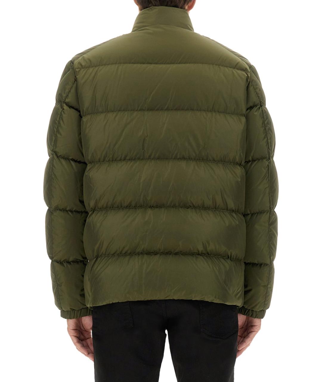 MONCLER Зеленая полиамидовая куртка, фото 3