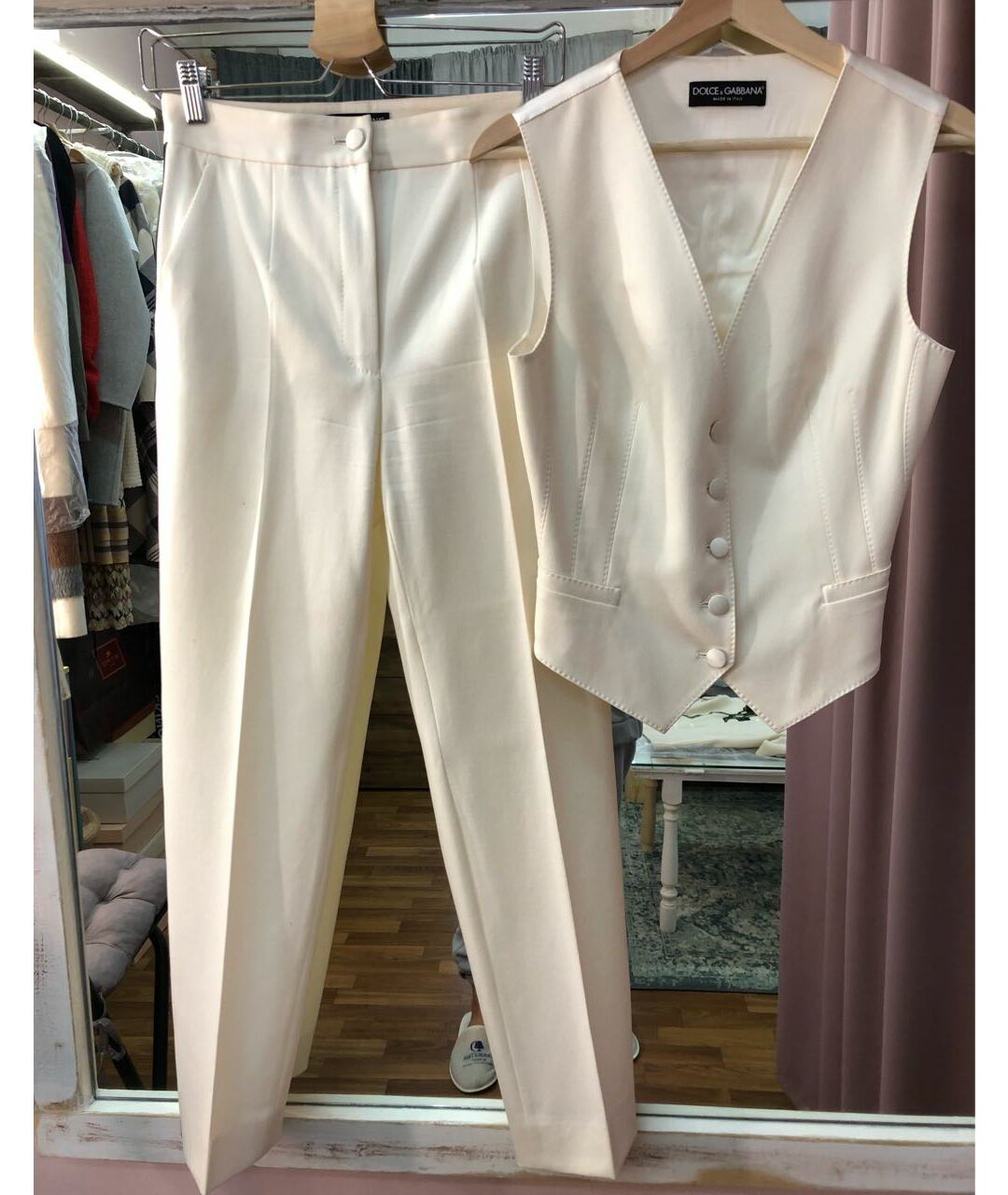 DOLCE&GABBANA Белый костюм с брюками, фото 7