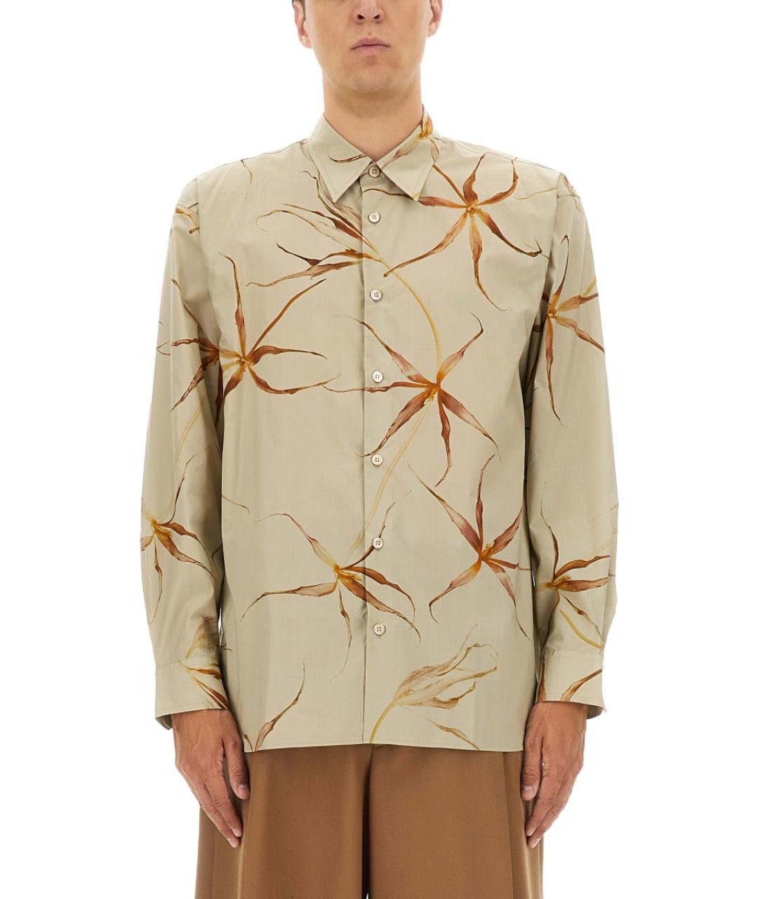 DRIES VAN NOTEN Мульти хлопковая кэжуал рубашка, фото 2