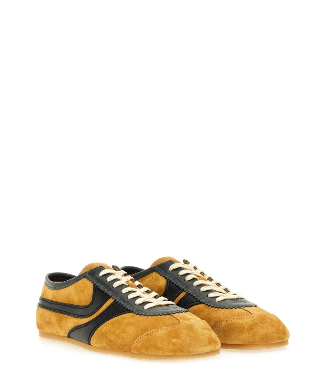 DRIES VAN NOTEN Мульти кожаные низкие кроссовки / кеды, фото 3