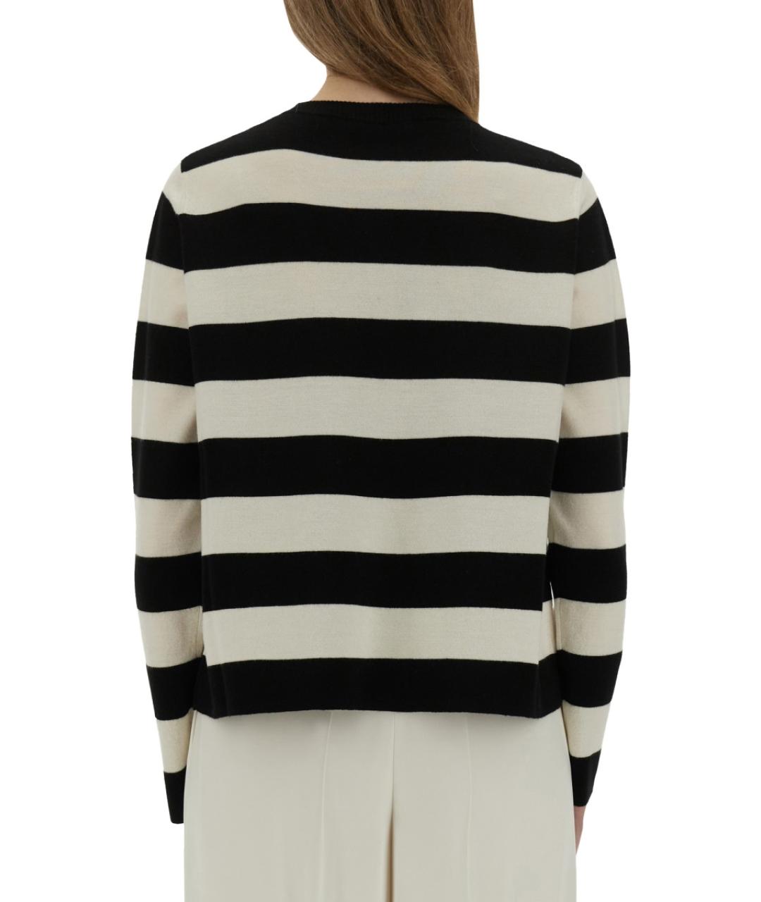 MAX MARA Черный шерстяной джемпер / свитер, фото 4