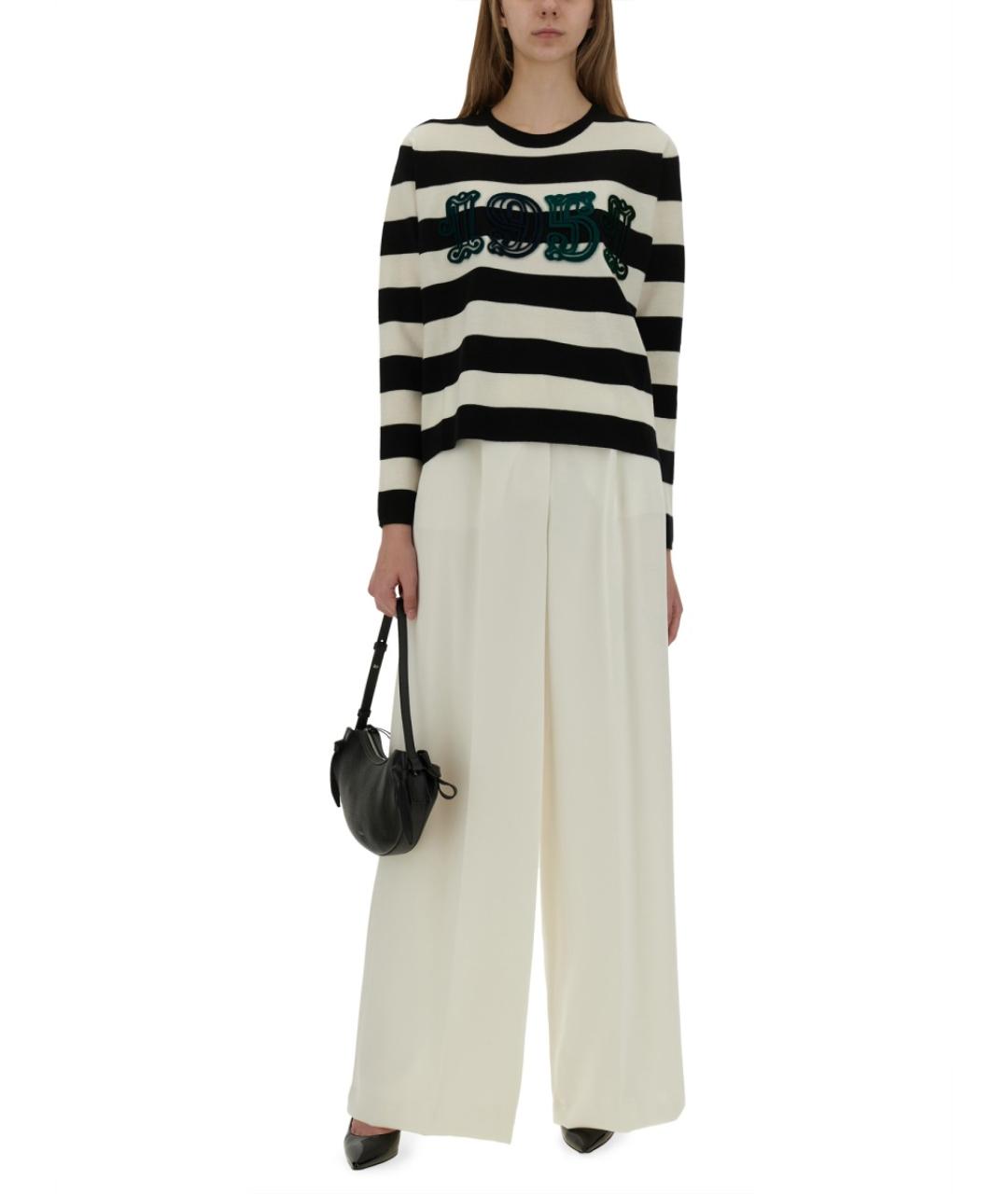MAX MARA Черный шерстяной джемпер / свитер, фото 3
