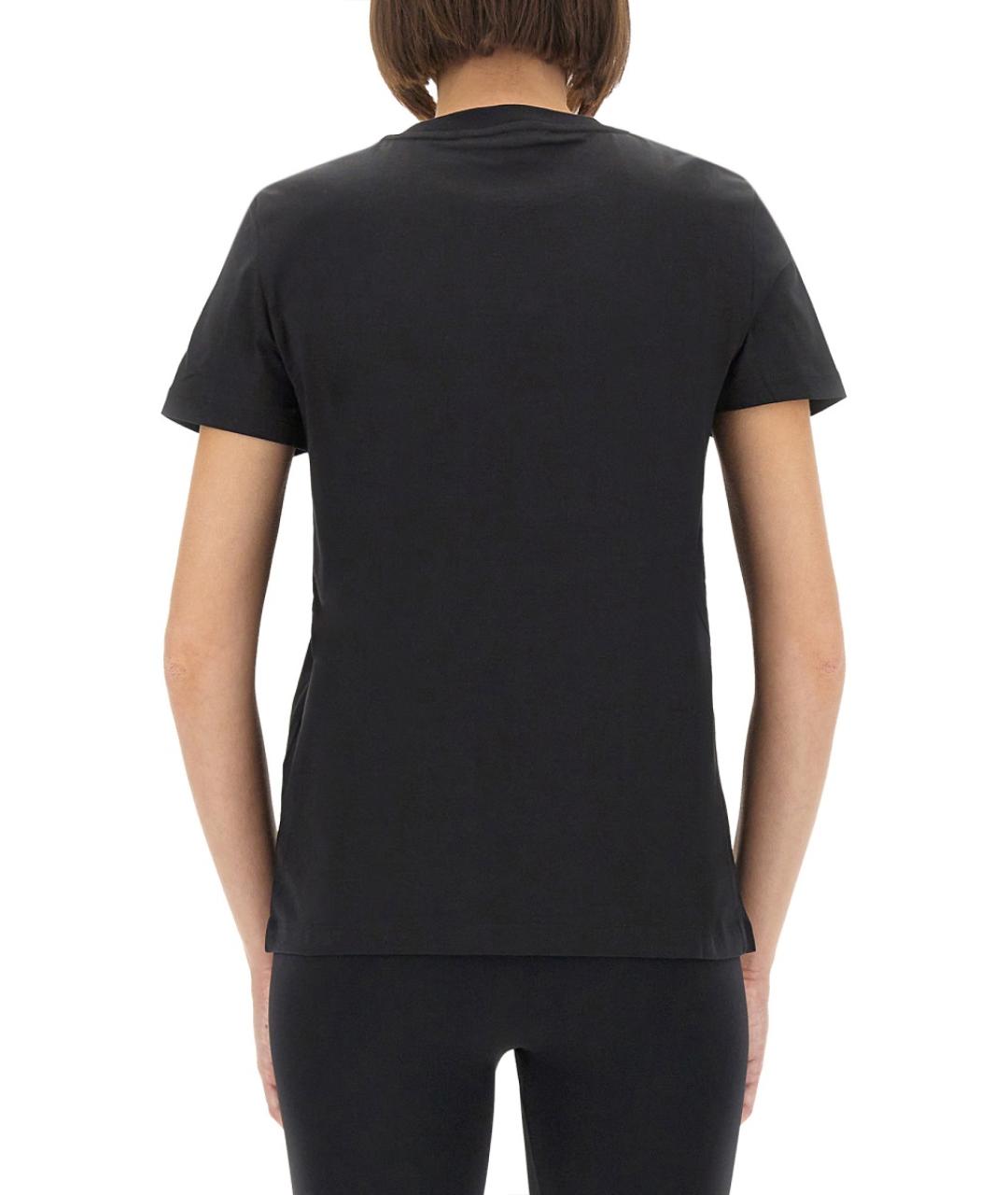 MAX MARA Черная хлопковая футболка, фото 4