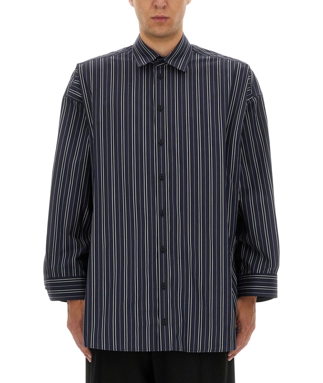 BALENCIAGA Синяя хлопковая рубашка, фото 7