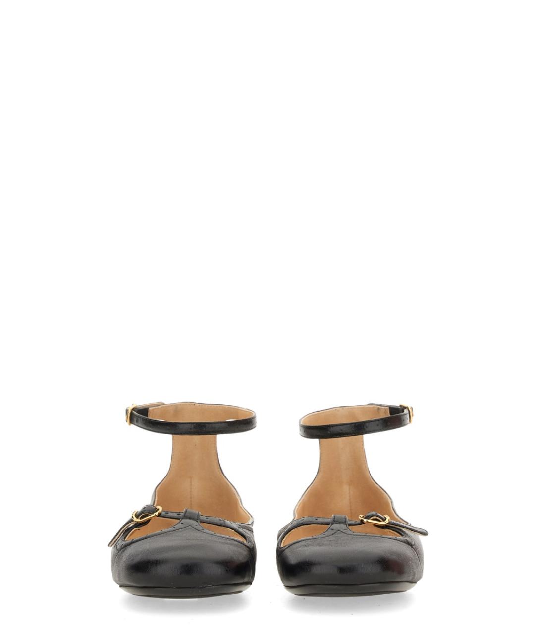 CHLOE Черные кожаные балетки, фото 4